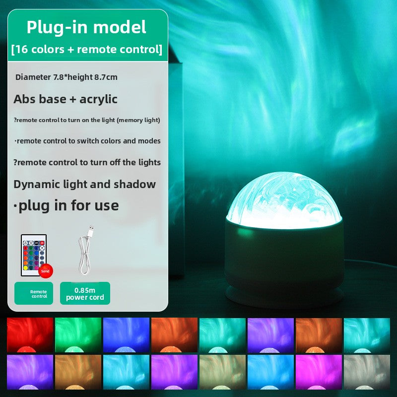 Christmas ripple pattern bedroom bedside lamp