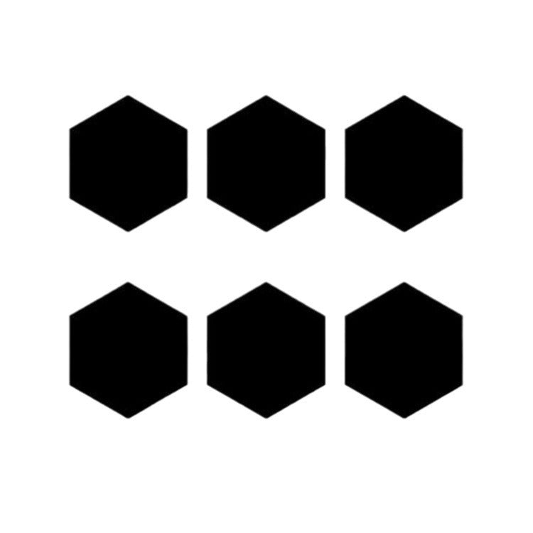 Hexagonal Acrylic Mirror Wall Sticker