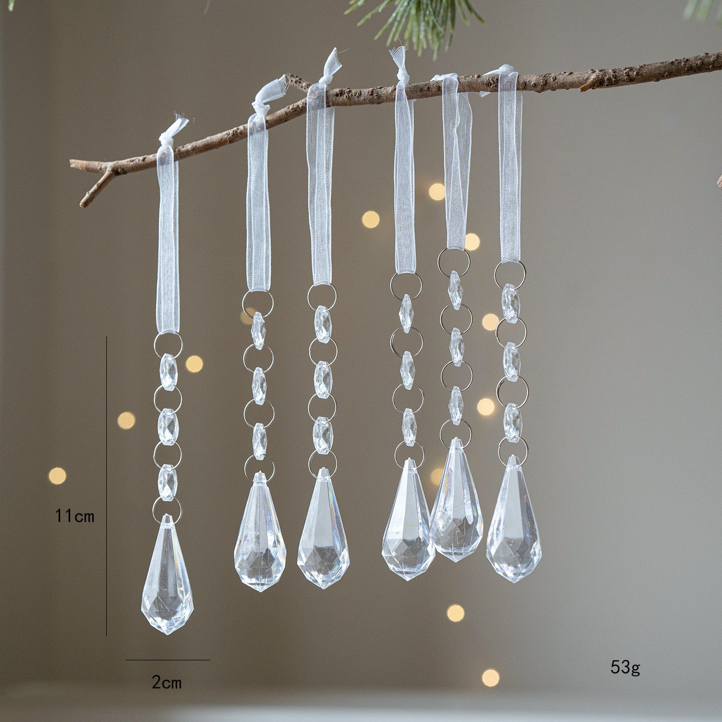 Christmas Tree Decoration Snowflake Pendant