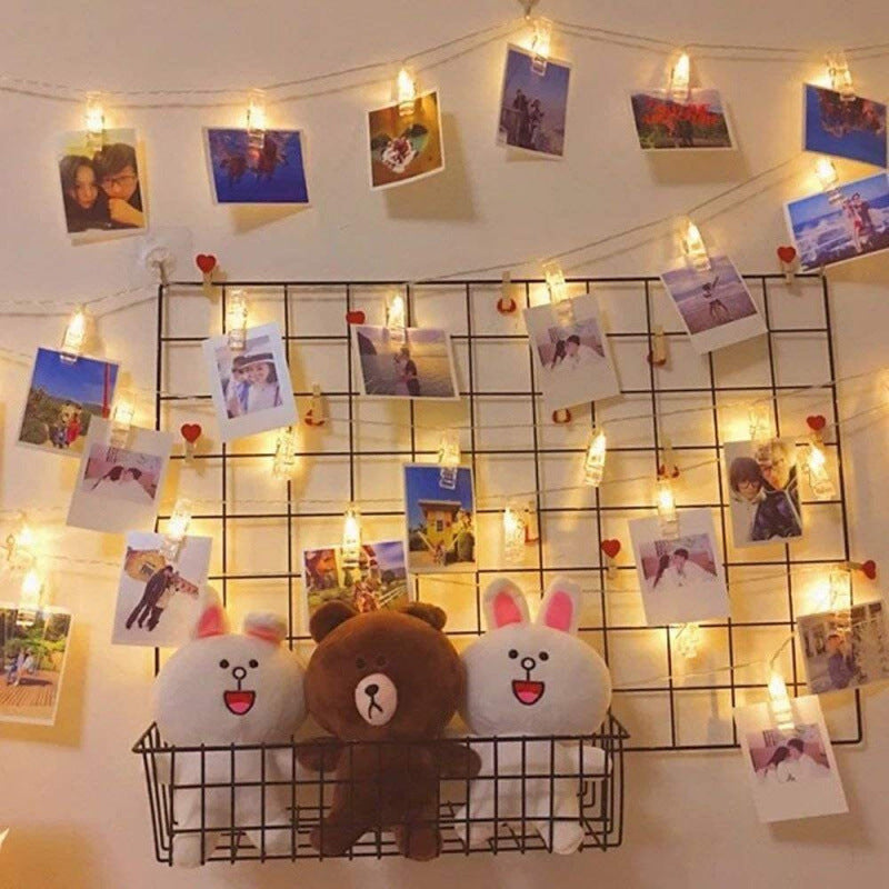 LED Photo Clip String Lights