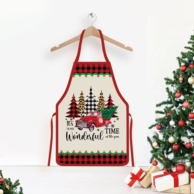 Christmas Printed Apron for Home and Party