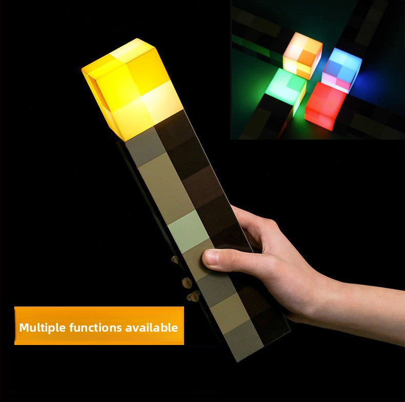 Rechargeable LED Toy Torch with Multi-Color Lighting