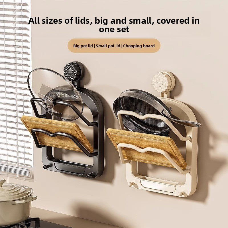 Wall-mounted kitchen storage rack