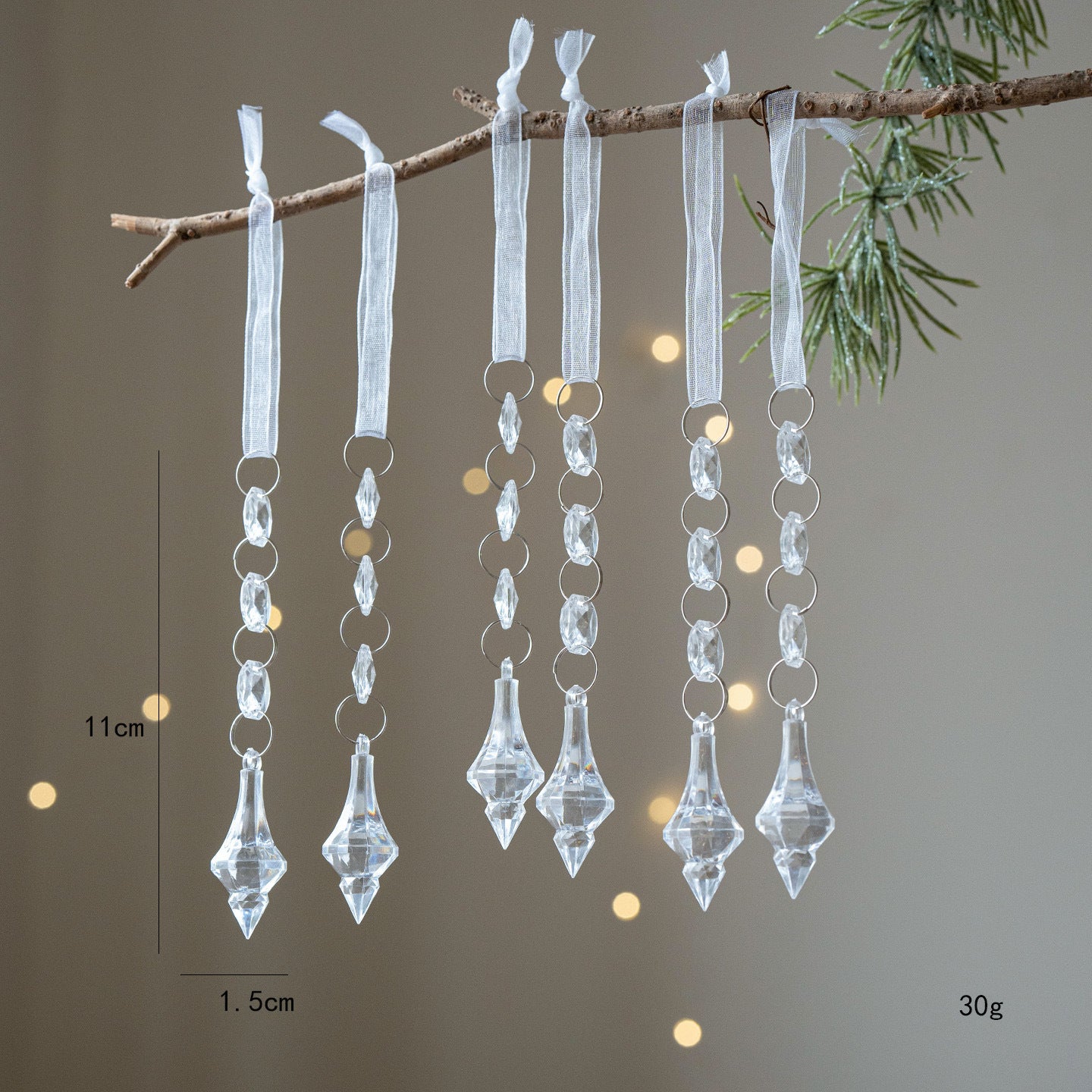 Christmas Tree Decoration Snowflake Pendant