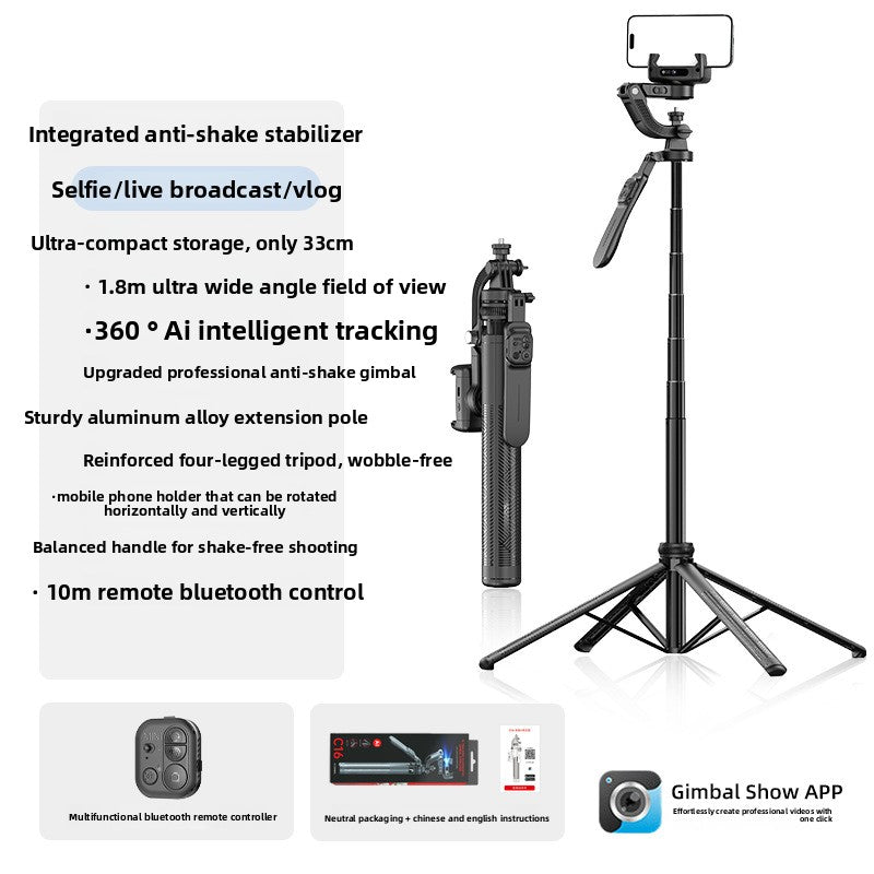 Face tracking and follow-up tripod