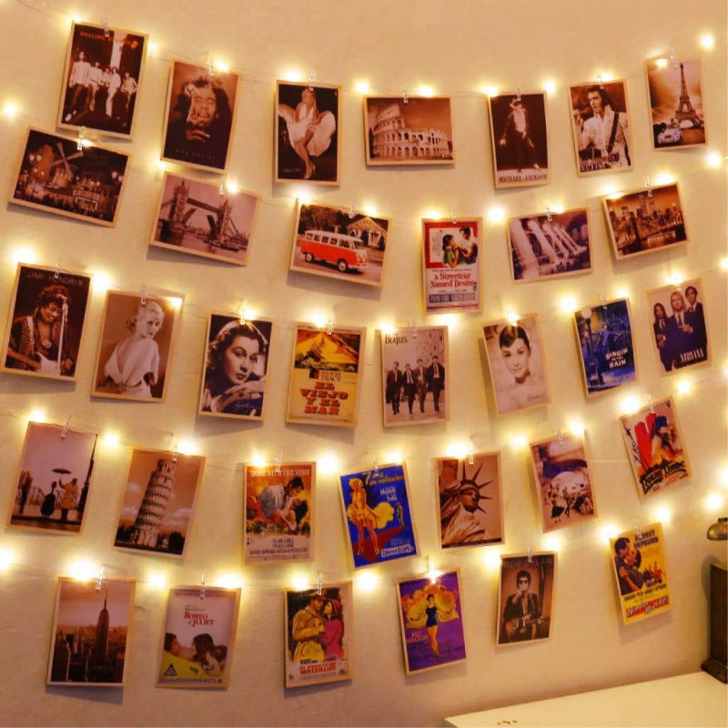 LED Photo Clip String Lights