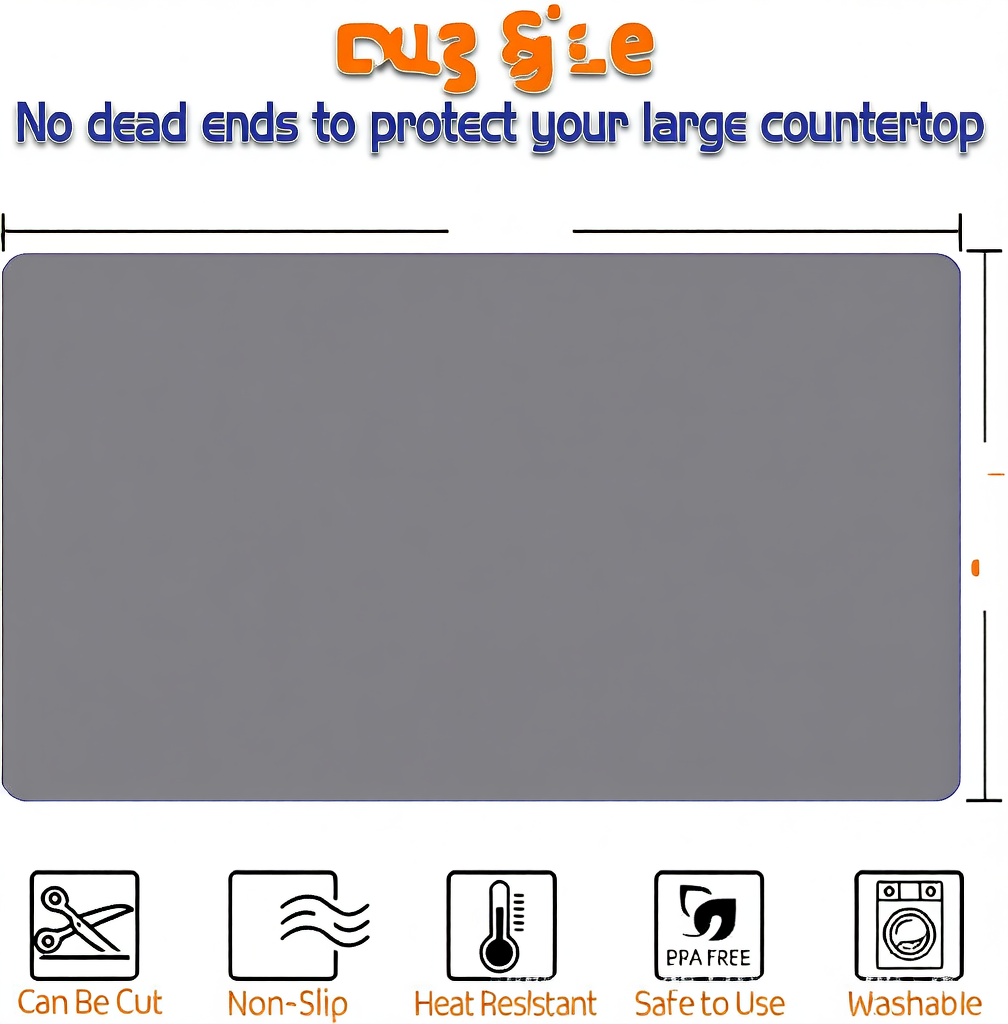 Silicone Table Mat Non-Slip Heat Resistant Placemat