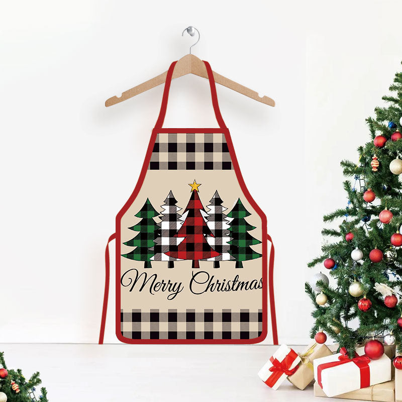 Christmas Printed Apron for Home and Party