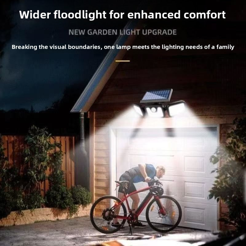 Rotatable Solar Wall Light with Motion Sensor and Waterproof Design