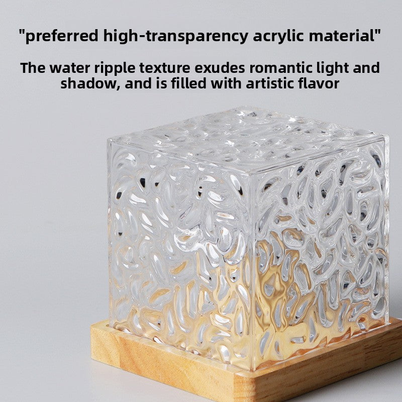 Christmas ripple pattern bedroom bedside lamp