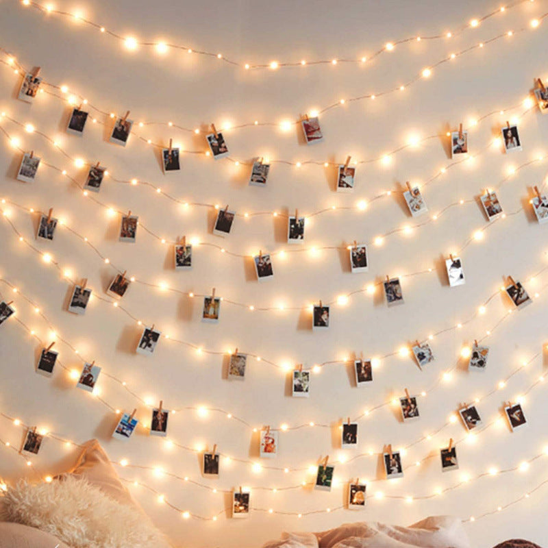 LED Photo Clip String Lights