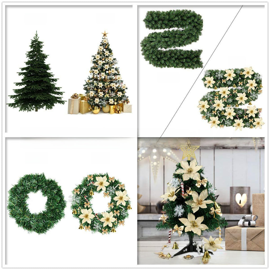 120 Pcs Christmas Tree Decoration