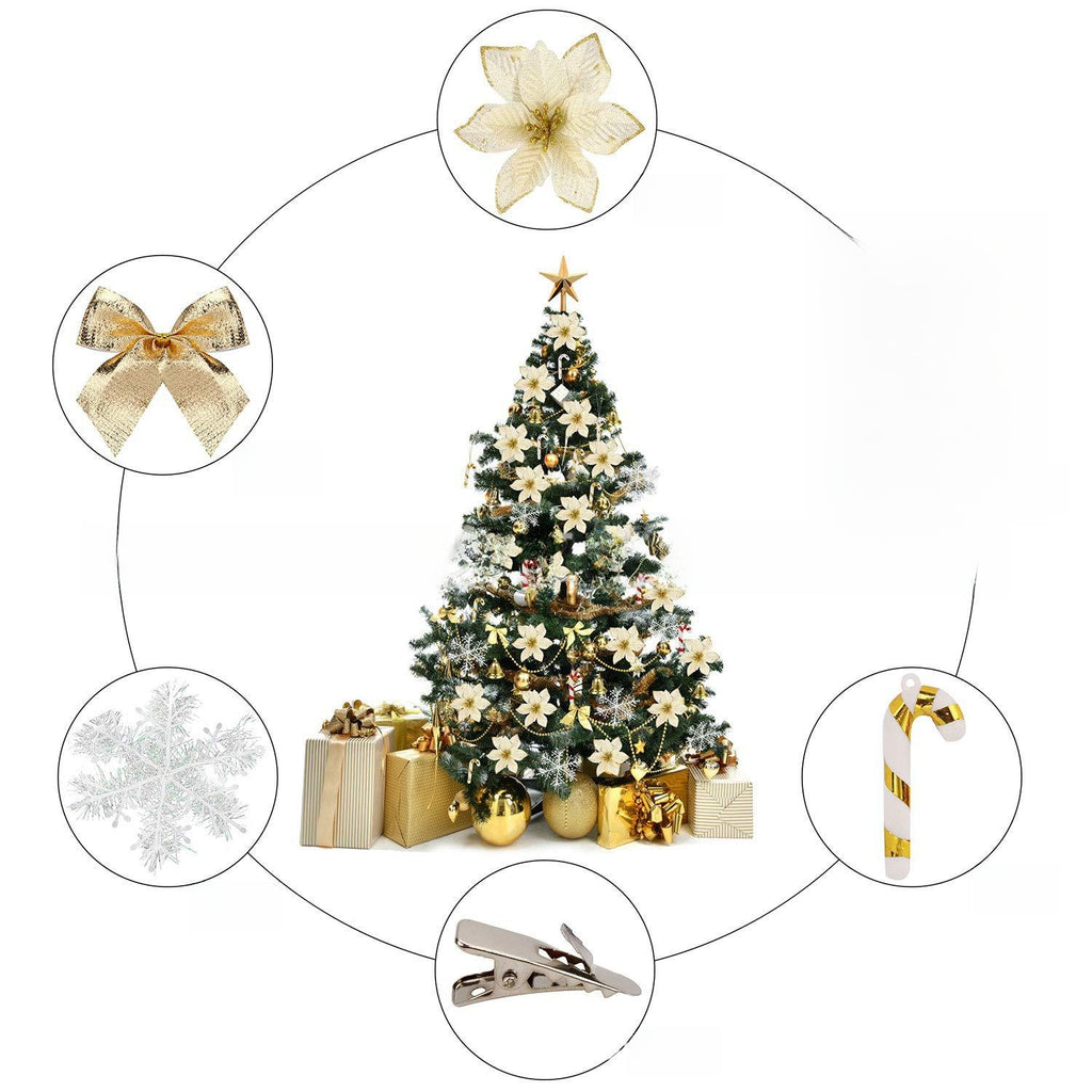 120 Pcs Christmas Tree Decoration