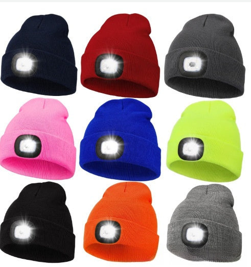 LED knitted cap