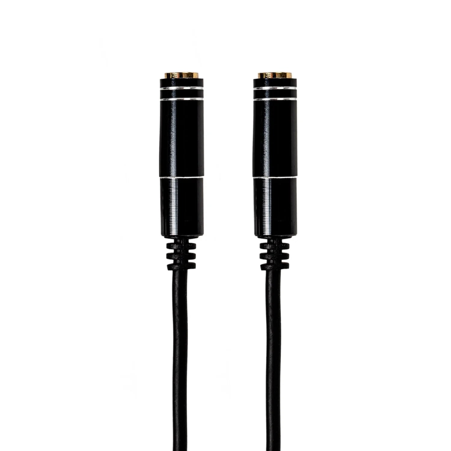 Gizzu 3-Pole Audio Splitter Cable – Black