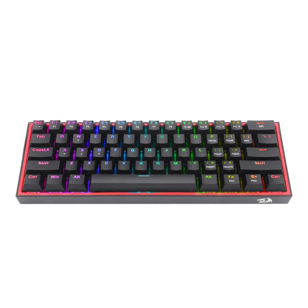 Redragon K617 FIZZ 60% Wired RGB Gaming Keyboard – Black