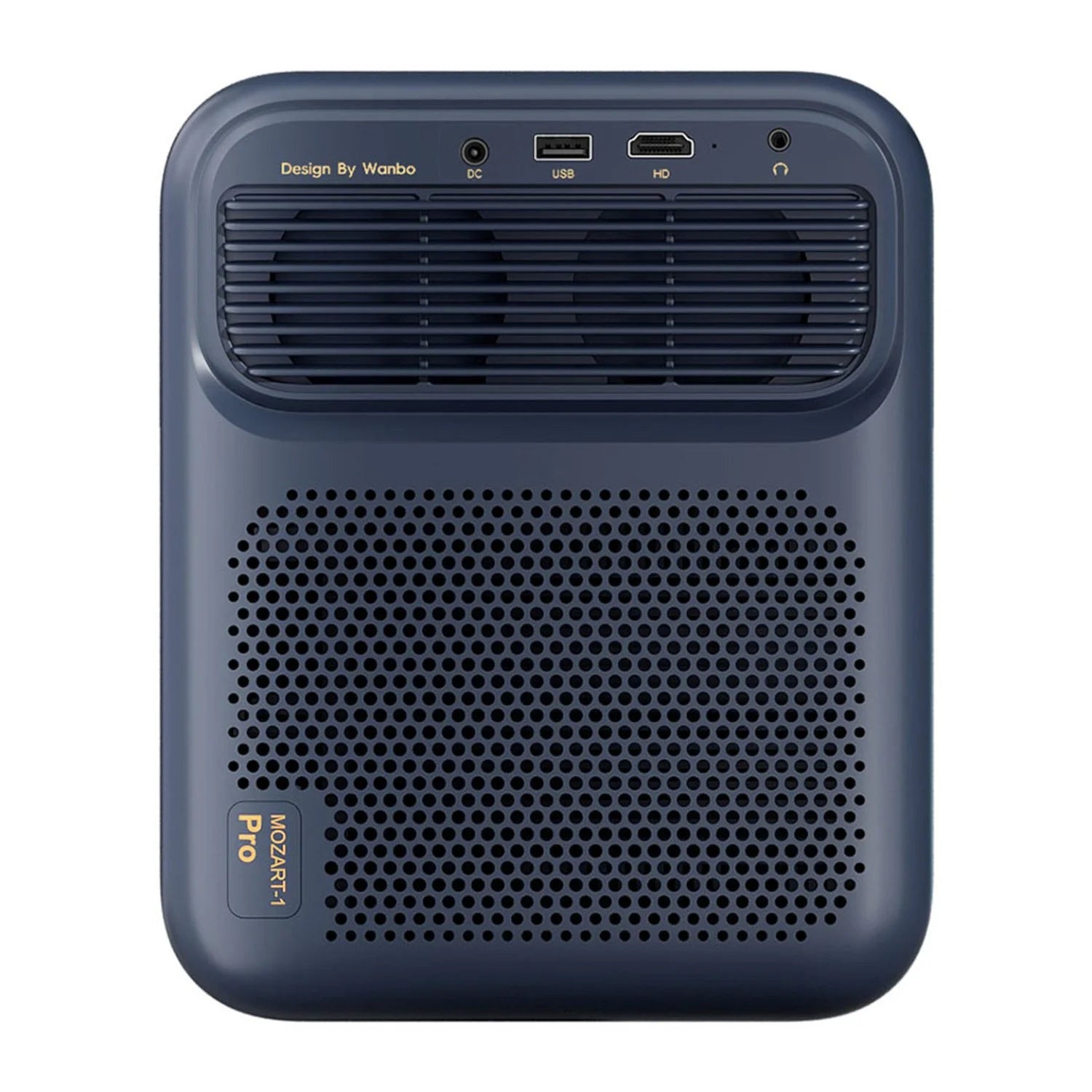 WANBO MOZART 1 PRO 1080P 900ANSI Android 11 Smart Home Theatre Projector – Dark Blue