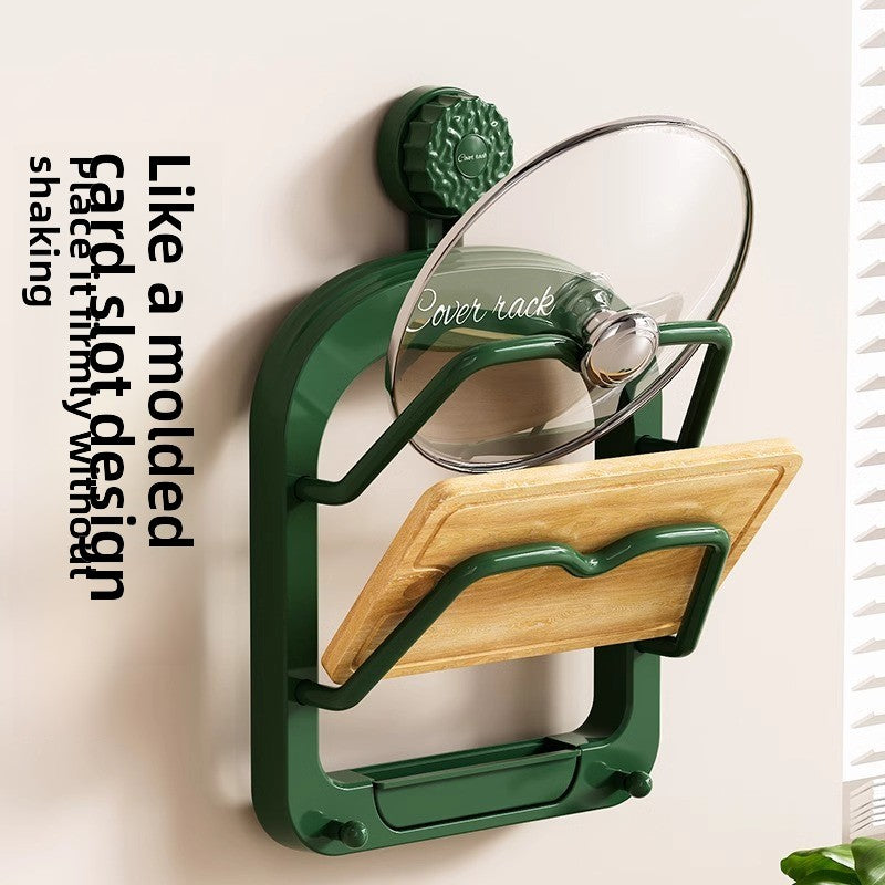 Wall-mounted kitchen storage rack