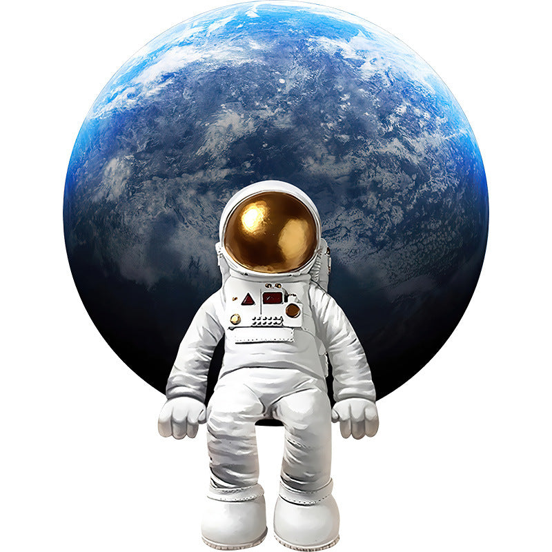 Modern 3D Wall Clock with Decorative Light