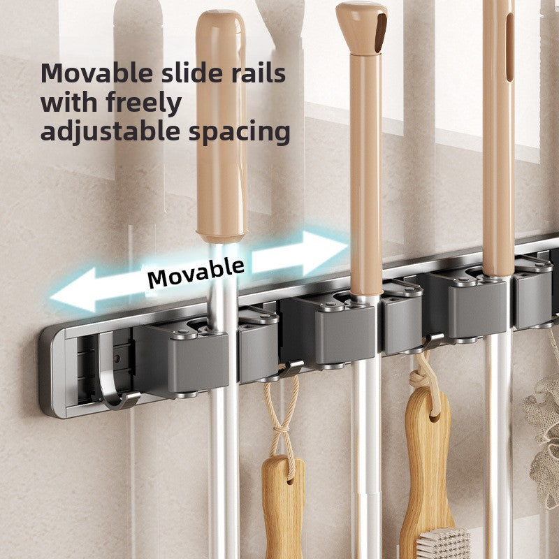 Powerfull mop wall hook