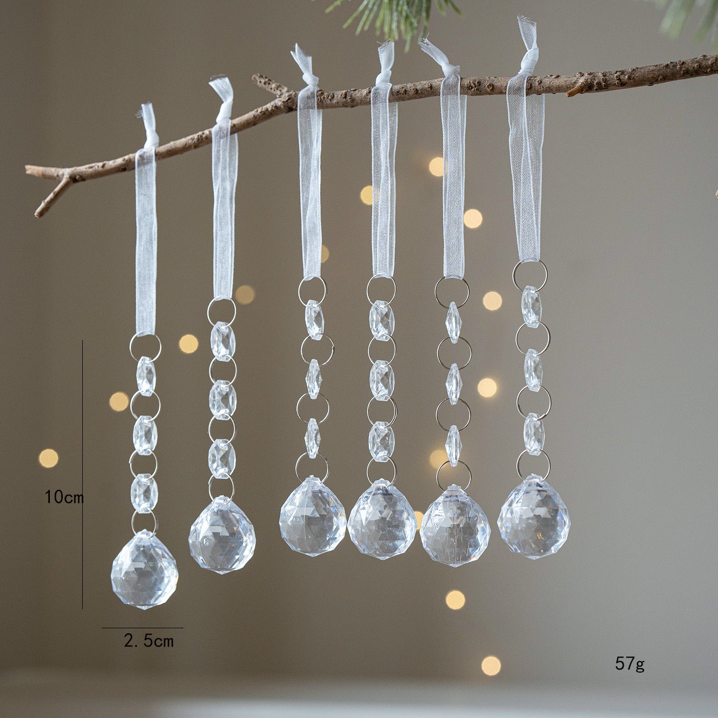 Christmas Tree Decoration Snowflake Pendant