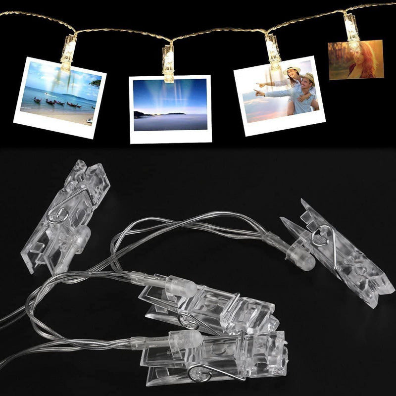 LED Photo Clip String Lights
