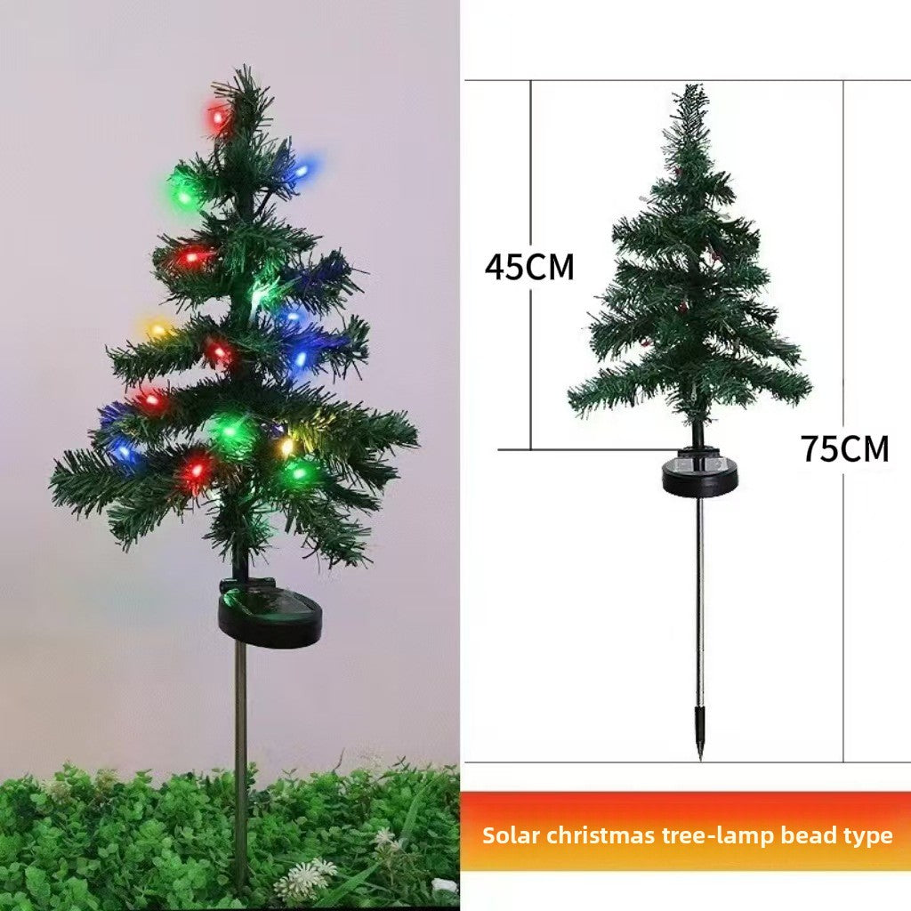 Solar LED Christmas Tree Light for Outdoor Decoration