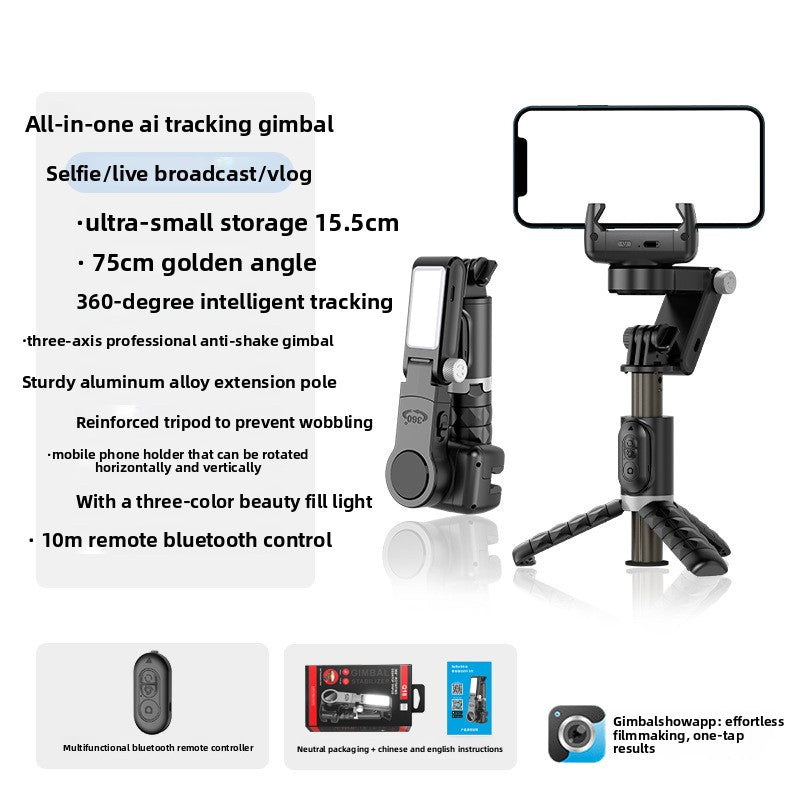 Face tracking and follow-up tripod