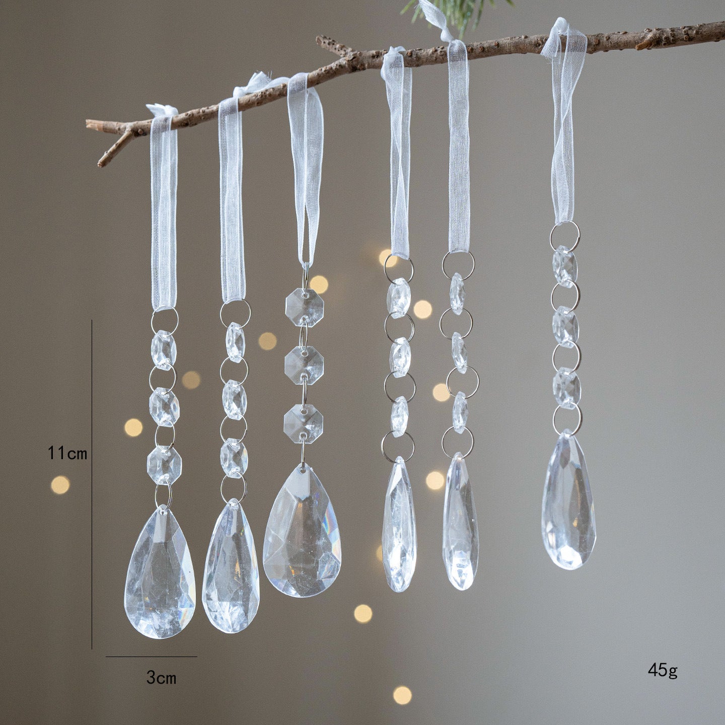 Christmas Tree Decoration Snowflake Pendant