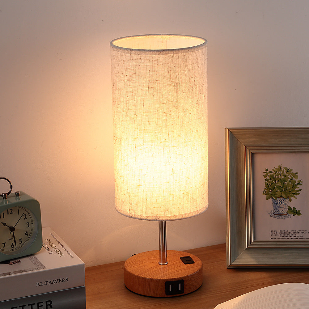 Adjustable USB Touch Desk Lamp with Dual Charging Ports