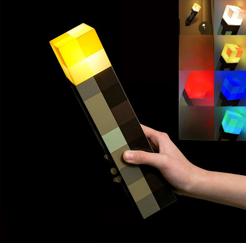 Rechargeable LED Toy Torch with Multi-Color Lighting