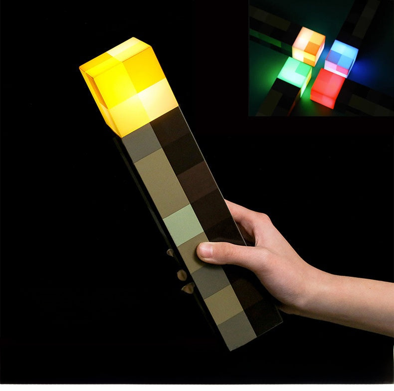 Rechargeable LED Toy Torch with Multi-Color Lighting