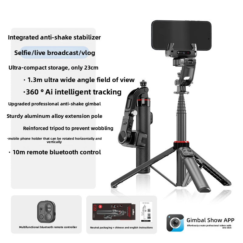 Face tracking and follow-up tripod